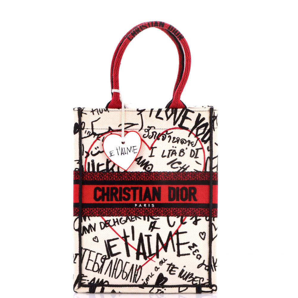 Christian Dior Vertical Book Tote